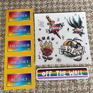 Vans Stickers , ‘Tattoo’